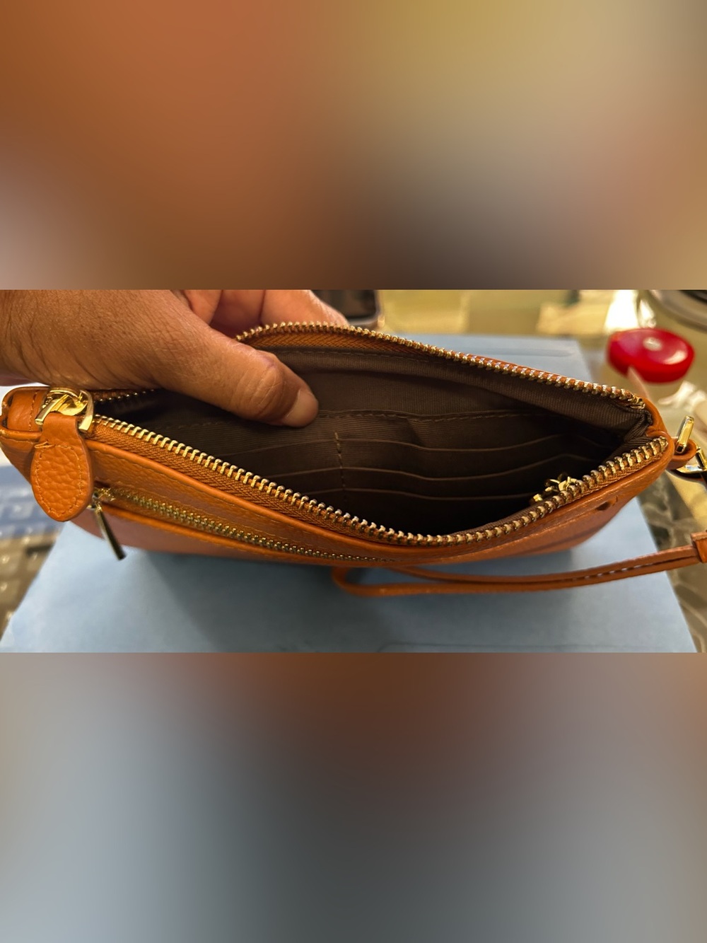 befen Genuine Leather Wristlet for Women - Picture 5 of 7